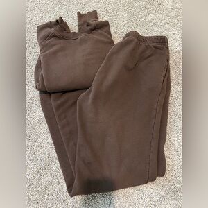Clyque the label, chocolate brown sweat set